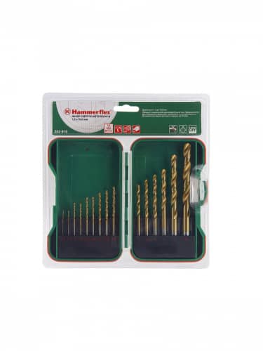 Купить Сверла HAMMER Flex 202-918 DR набор No18 1,0-10mm металл, 15 шт по низкой цене