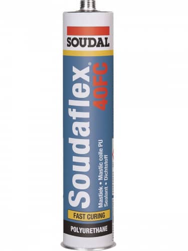 Купить Клей-герметик Soudal Soudaflex 40 FC быстроотверждающийся полиуретановый серый 310 мл по низкой цене