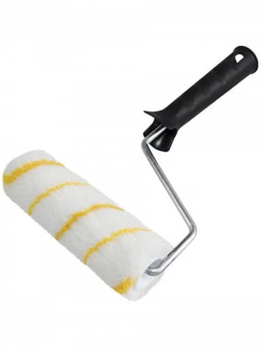 Купить Валик Rexant малярный бесшовный белый из полиамида по уникальной технологии 180 мм, бюгель 6 мм по низкой цене