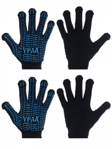 Купить Перчатки Ермак вязаны 2 пары по низкой цене