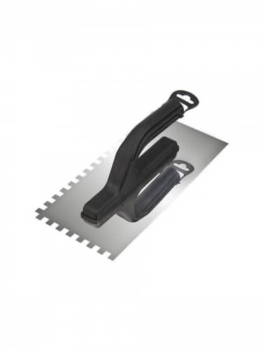 Купить Гладилка Rexant зубчатая, из нержавеющей стали, с эргономичной рукояткой 130х270 мм, зуб 6х6 мм по низкой цене