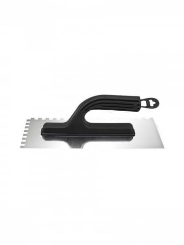 Купить Гладилка Rexant зубчатая, из нержавеющей стали, с эргономичной рукояткой 130х270 мм, зуб 6х6 мм по низкой цене