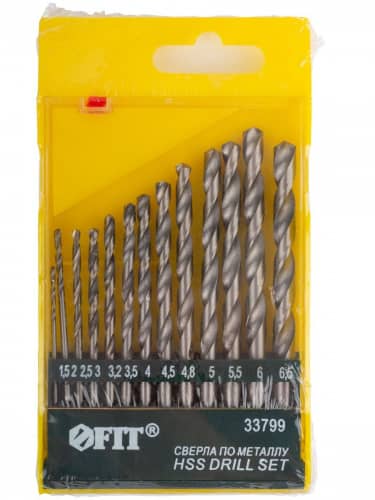 Купить Сверло FIT по металлу в наборе по низкой цене