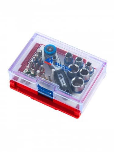 Купить Вставки-биты Мастак TORX 1/4, HEX, PZ, PH, SLOT, 20 шт 058-10020C по низкой цене