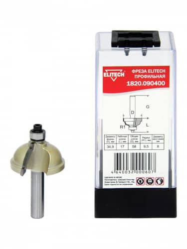 Купить Фреза ELITECH профильная 1820.090400 по низкой цене