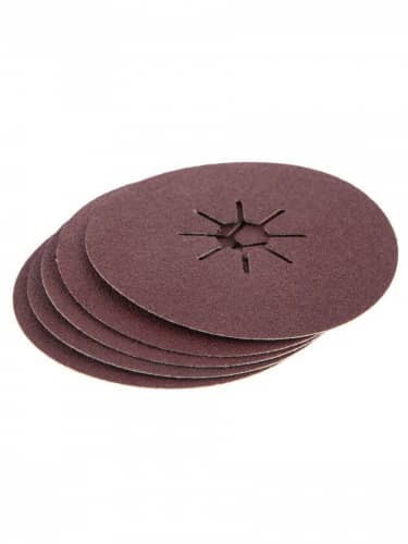 Купить Круг HAMMER Flex шлифовальный фибровый 243-010, 125 мм, P80, 12000 об/мин, 80 м/с 5 шт по низкой цене