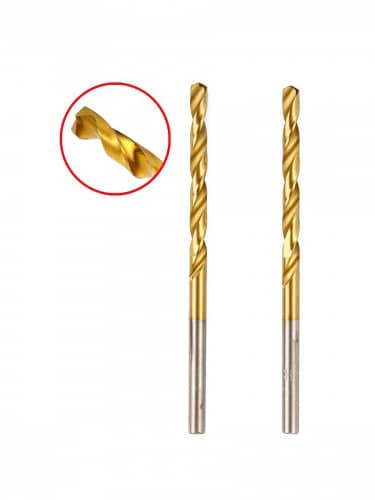 Купить Сверло HAMMER Flex 202-109 DR MT 4,0 ммх75/43 мм металл, DIN338, HSS-G, TIN, 2 шт по низкой цене