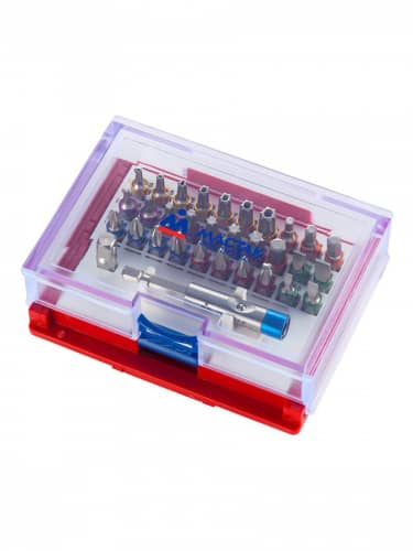 Купить Вставки-биты Мастак TORX 1/4, HEX, PZ, PH, SLOT, 32 шт 058-10032C по низкой цене