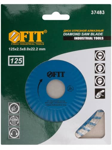 Купить Диск FIT отрезной алмазный Турбо-волна по низкой цене