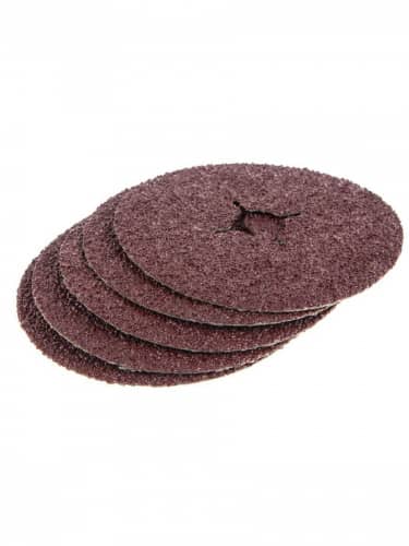 Купить Круг HAMMER Flex шлифовальный фибровый 243-001, 115 мм, P24, 13000 об/мин, 80 м/с 5 шт по низкой цене