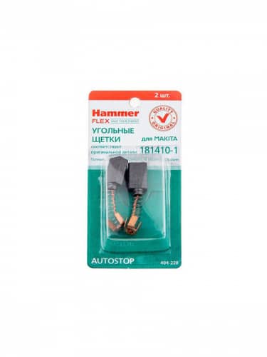 Купить Щетки HAMMER угольные RD 2 шт для Makita СВ-106 6х10х14,5 мм AUTOSTOP 404-228 по низкой цене