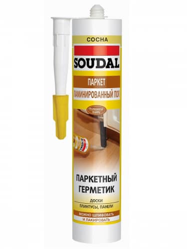 Купить Герметик Soudal паркетный, сосна 280 мл по низкой цене