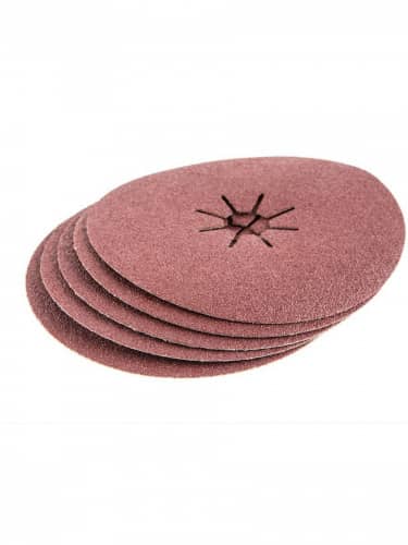 Купить Круг HAMMER Flex шлифовальный фибровый 243-015, 150 мм, P60, 10000 об/мин, 80 м/с 5 шт по низкой цене