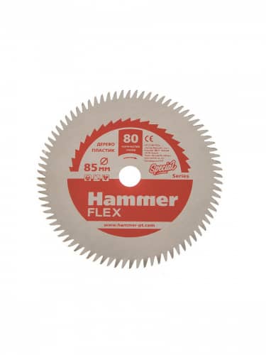 Купить Диск HAMMER Flex 205-135 HSS пильный, 80 зубов, 10x85 мм по низкой цене