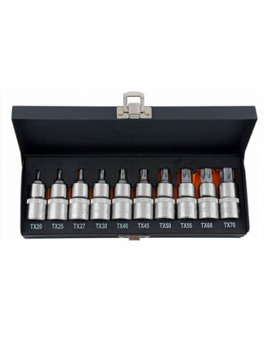 Купить Насадки KRAFT Torx со вставками 1/2 Dr, 10 шт по низкой цене