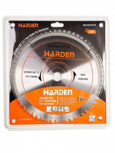 Купить Диск HARDEN пильный по металлу, Т твердосплавная пластина YG6 305х120/25,4х120 по низкой цене