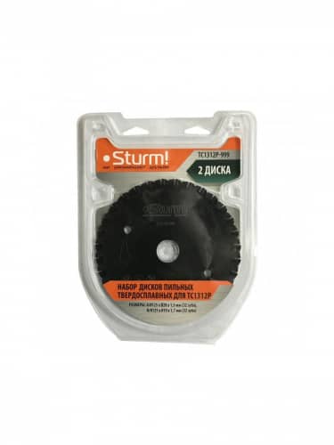 Купить Диск Sturm! TC1312P-999 пильный твердосплавный, 2 шт по низкой цене