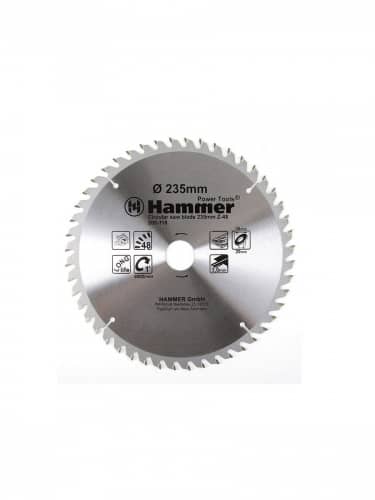 Купить Диск HAMMER Flex пильный по дереву 205-118 CSB WD 235 ммх48x30/20 мм по низкой цене