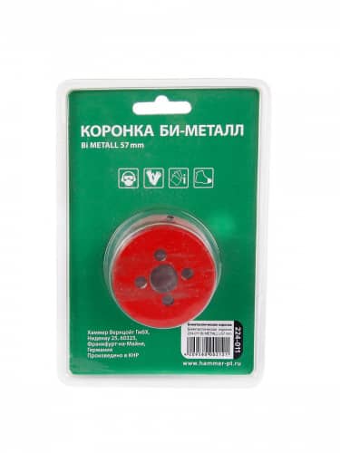 Купить Коронка HAMMER Flex 224-011 Bi METALL 57 мм по низкой цене