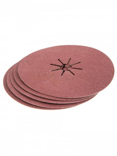 Купить Круг HAMMER Flex шлифовальный фибровый 243-021, 180 мм, P80, 8400 об/мин, 80 м/с 5 шт по низкой цене