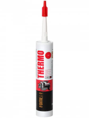 Купить Герметик FOME FLEX Thermo высокотемпературный, красный, 315C, 300 мл по низкой цене