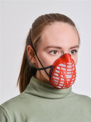 Купить Респиратор VizardM для фильтров + Фильтры из нетканого полотна 80 шт + Фильтр угольный 5 шт по низкой цене