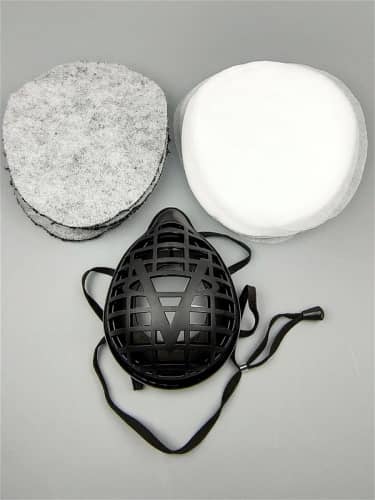 Купить Респиратор VizardM для фильтров + Фильтры из нетканого полотна 80 шт + Фильтр угольный 5 шт по низкой цене