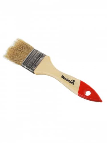 Купить Кисть HEADMAN малярная плоская стандарт натуральная щетина 1,5 38 мм по низкой цене