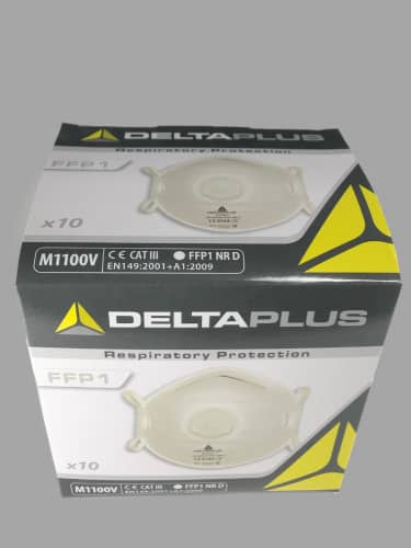 Купить Респиратор DeltaPlus с клапаном, FFP1, 10 шт по низкой цене