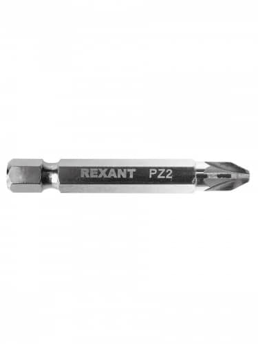 Купить Бита Rexant универсальная сменная, для шуруповертов и отверток, PZ2х50 мм, 5 шт по низкой цене