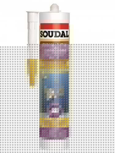 Купить Герметик Soudal аквариумный, силиконовый, черный, 280 мл по низкой цене