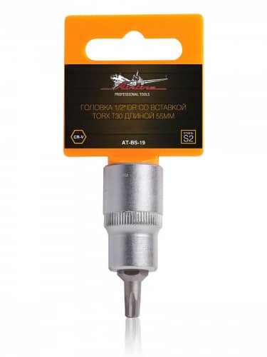 Купить Головка Airline AT-BS-19 1/2 DR со вставкой TORX T30, длиной 55 мм по низкой цене