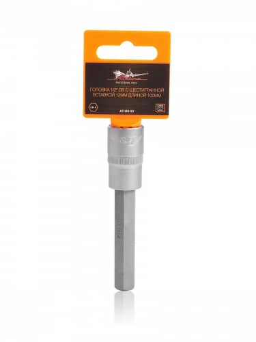 Купить Головка Airline AT-BS-53 1/2 DR с шестигранной вставкой 12 мм, длиной 100 мм по низкой цене