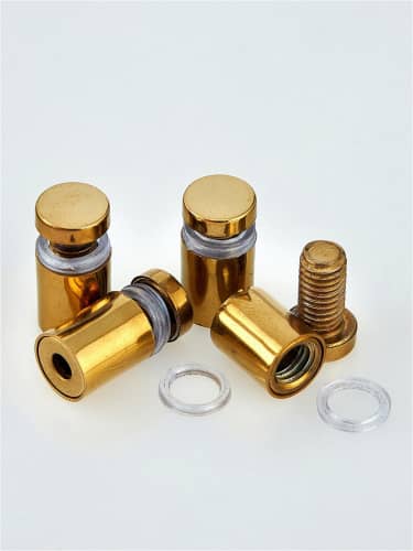 Купить Крепеж adv-caps дистанционный, для табличек, 4 шт по низкой цене