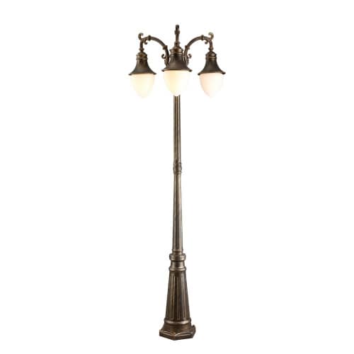 Купить Фонарный столб Arte lamp Vienna наземный уличный A1317PA-3BN по низкой цене