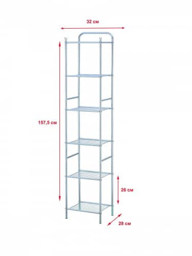 Купить Полка UniStor Tower стеллаж напольный для ванной комнаты туалета по низкой цене