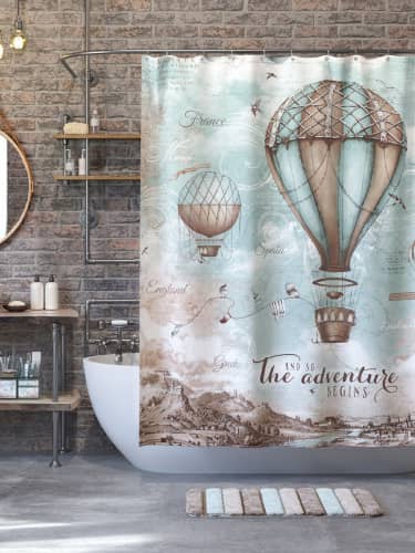 Купить Штора Valiant для ванной комнаты 180x180 см по низкой цене