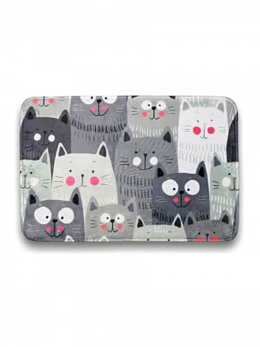 Купить Коврик Sargol нескользящий Cats по низкой цене