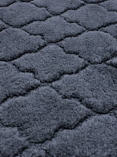 Купить Коврик Bath Plus Лана для ванной микрофибра серый 120х70 см по низкой цене