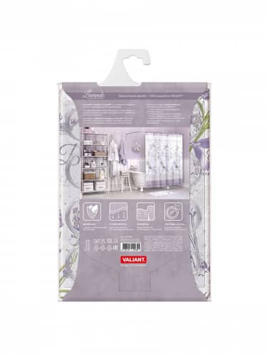 Купить Штора Valiant для ванной комнаты 180x180 см по низкой цене