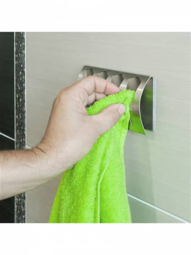 Купить Вешалка Tatkraft Florida самоклеющаяся для 4 полотенец по низкой цене