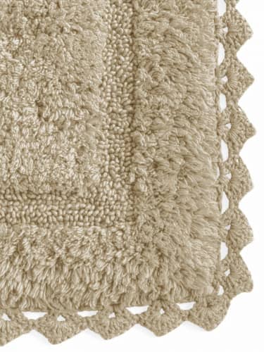 Купить Коврик DeНастия для ванной кружево, 60х100 см по низкой цене