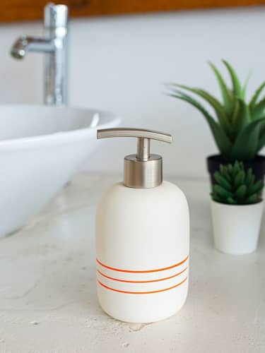 Купить Диспенсер Proffi Orange для жидкого мыла из керамики по низкой цене