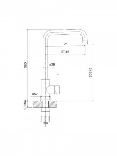 Купить Смеситель Iddis K05STL0i05 для кухни по низкой цене