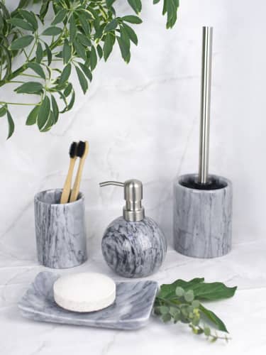Купить Мыльница Proffi Grey Marble из натурального мрамора по низкой цене
