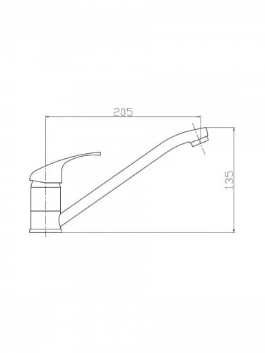 Купить Смеситель Water Jet WJ KF-I28 для кухни по низкой цене