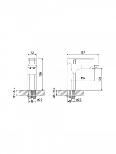 Купить Смеситель Iddis SLISB00i01 для умывальника по низкой цене