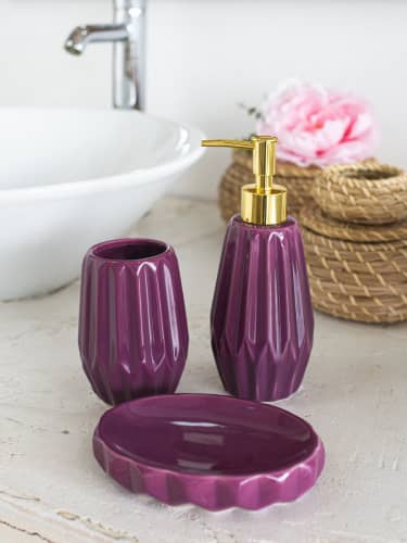 Купить Мыльница Proffi Purple керамическая по низкой цене