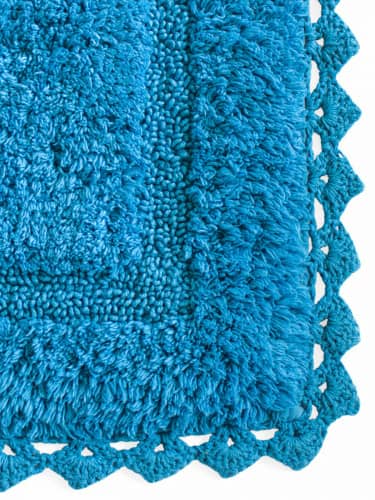 Купить Коврик DeНастия для ванной кружево, 60х100 см по низкой цене