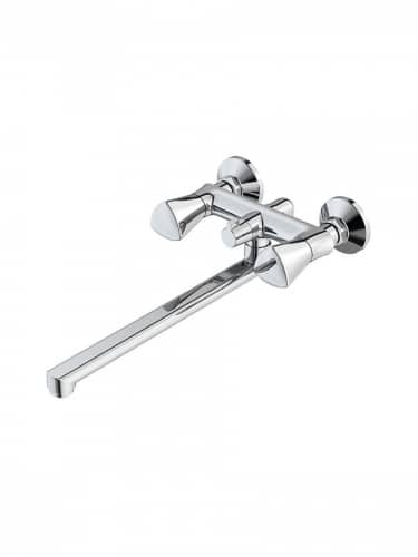 Купить Смеситель Iddis BOUSBL2i10WA для ванны с длинным изливом с керамическим дивертором по низкой цене